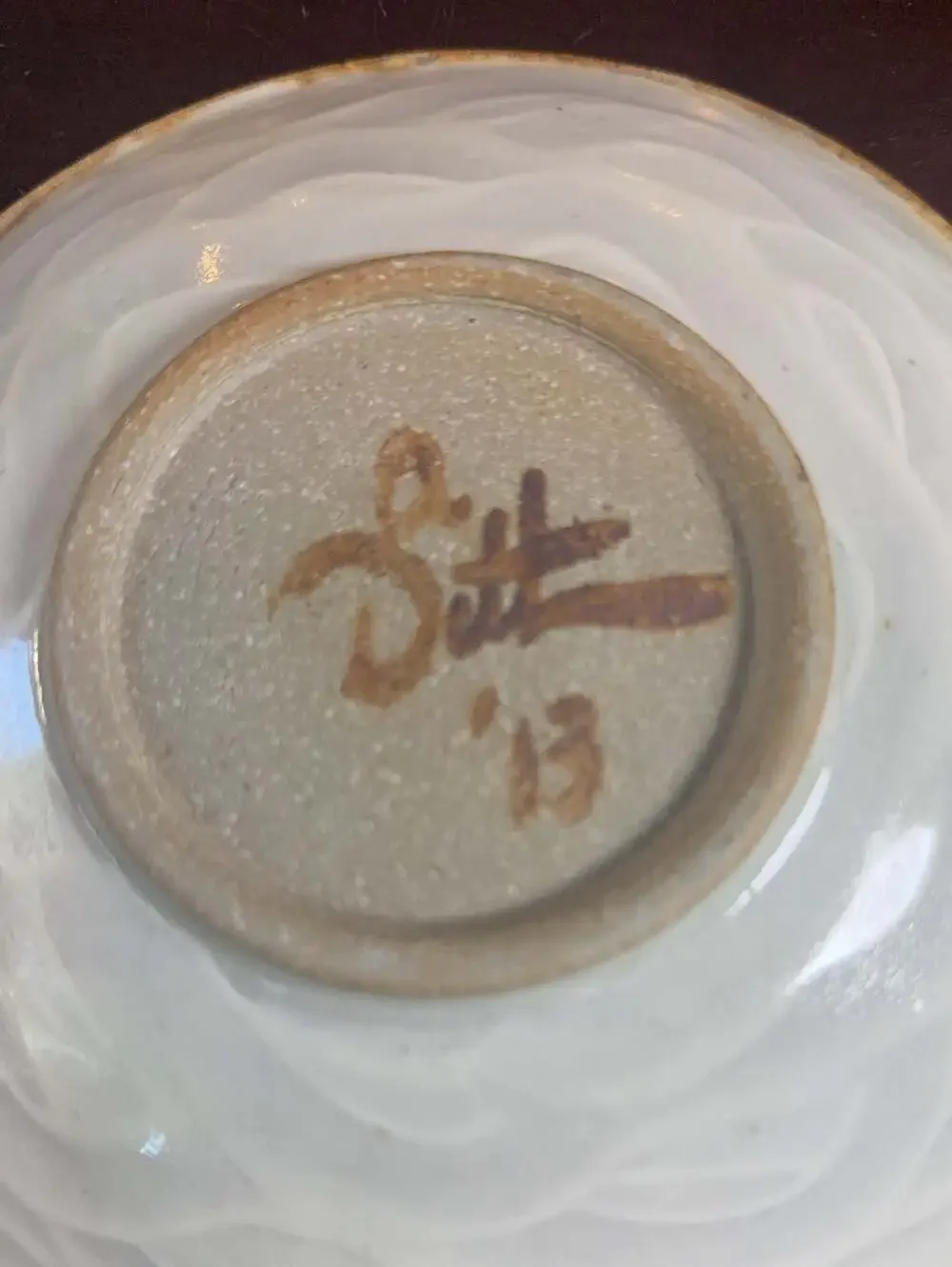 Handmade Studio Pottery Ceramic Lemon Zester Dish with Integrated Grater